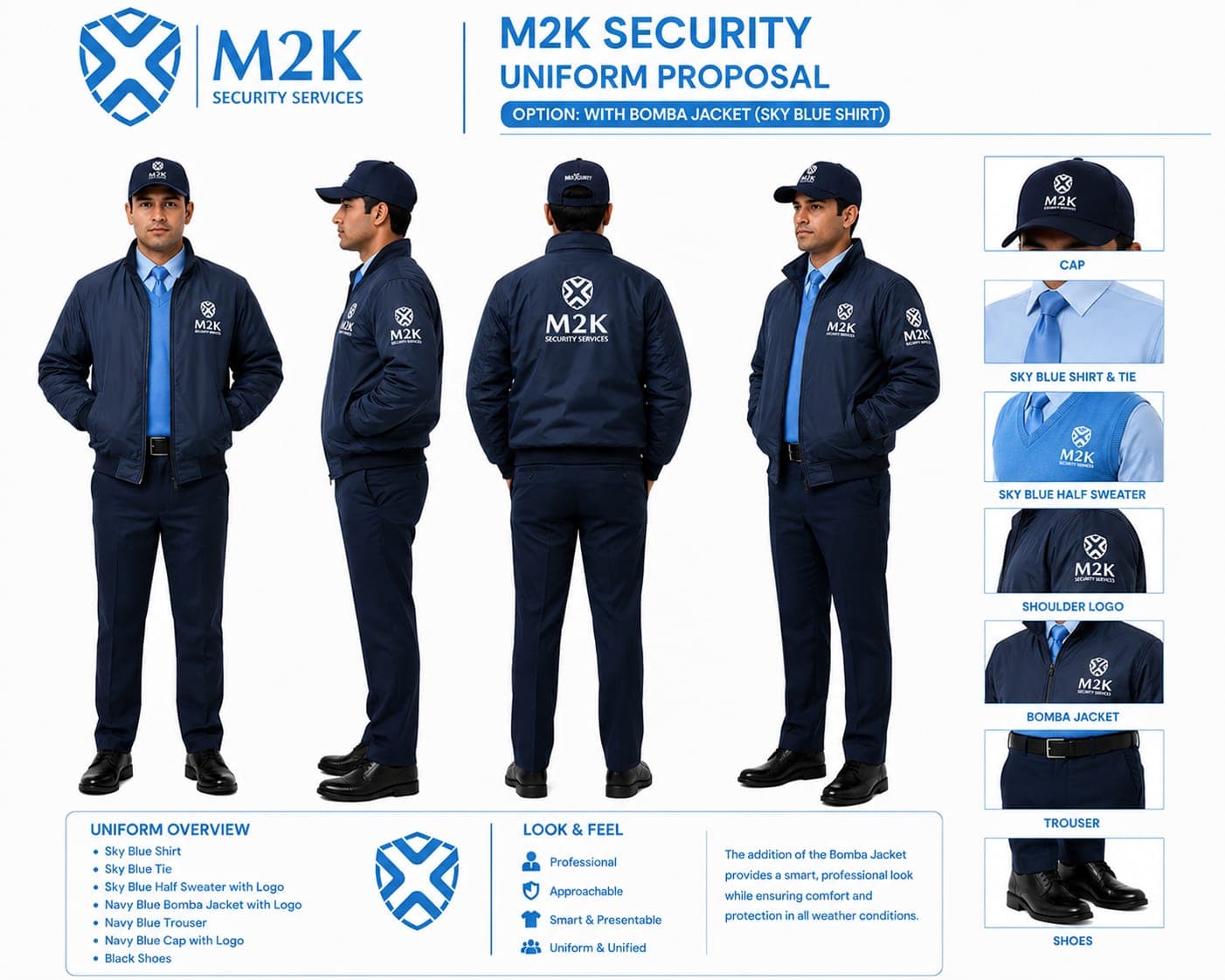 M2K bomba jacket uniform option